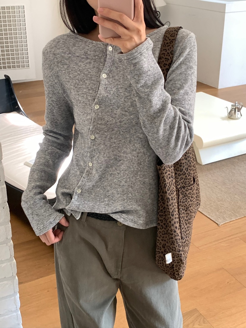 BLEECKER東大門代購女士新款熱賣時尚真品休閑長袖T恤開衫BLEECKER長袖T恤