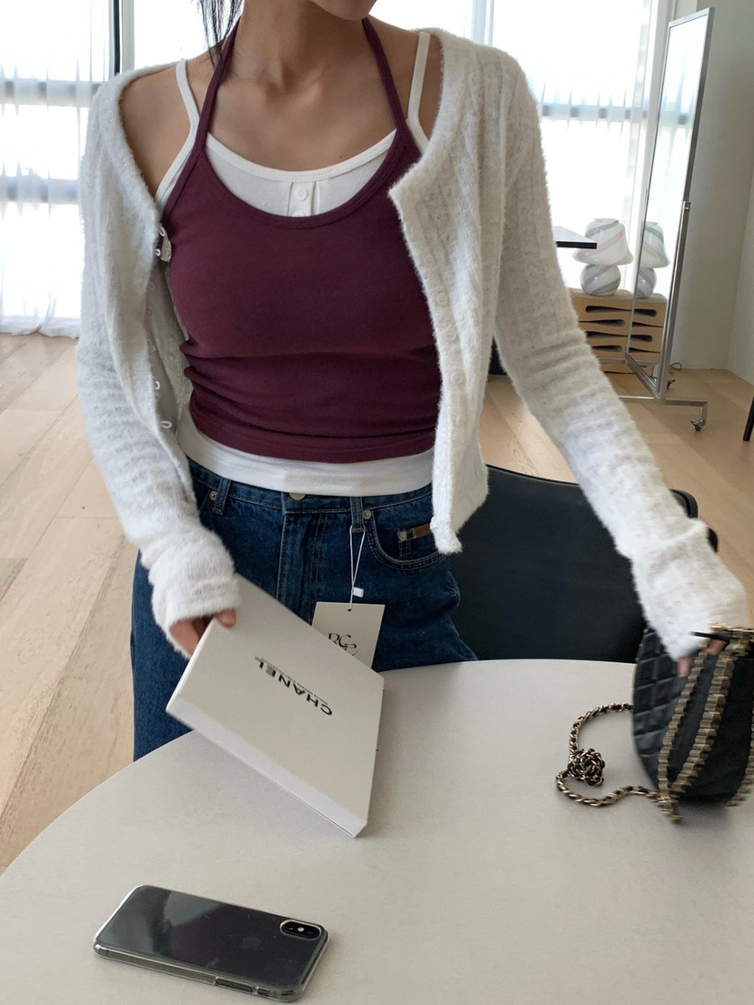 REVE CITE-L韓國直郵女裝新品熱賣吊帶背心雙排扣不含紐扣REVE CITE-L吊帶/背心圖色3