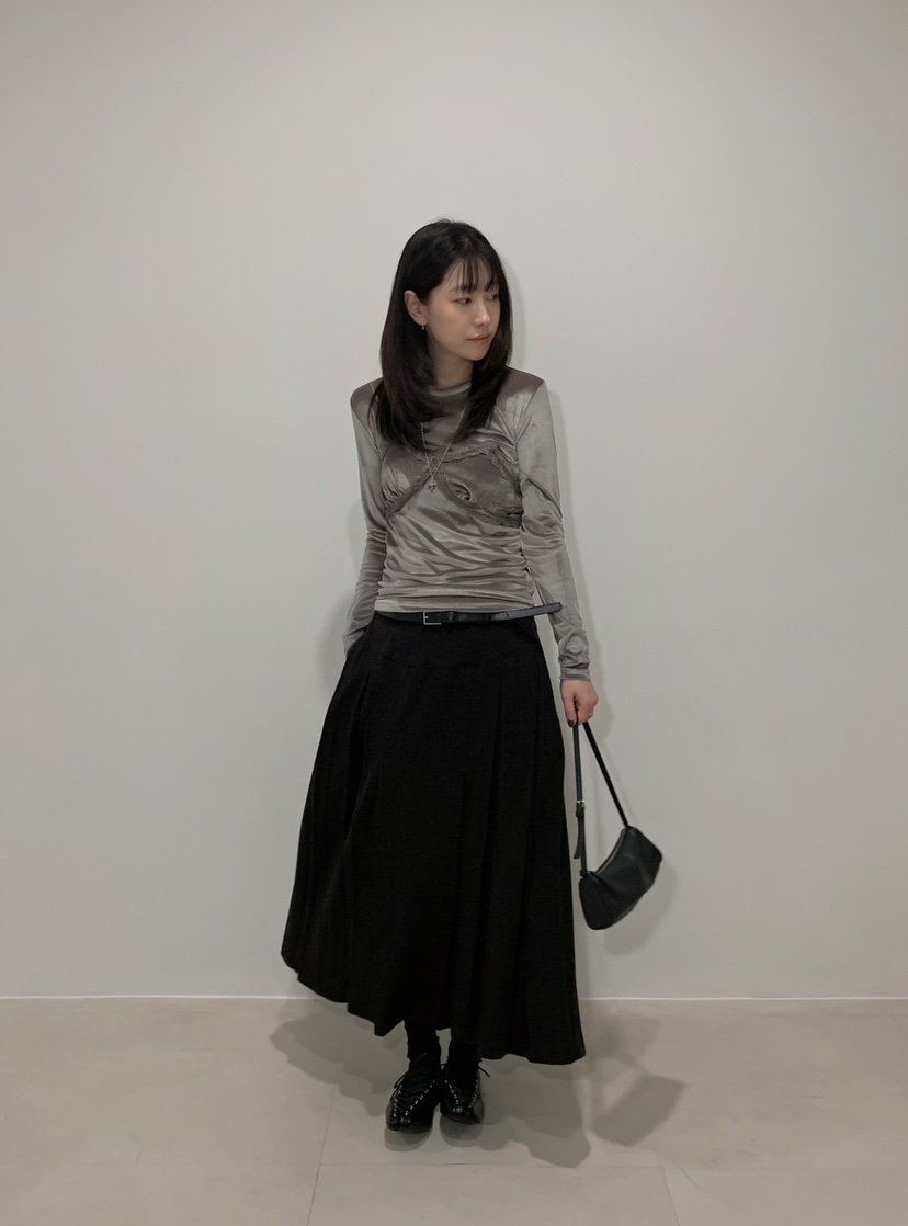 MOMENTUM東大門實拍女裝新款真品休閑時尚推薦套裝絲絨無袖MOMENTUM套裝