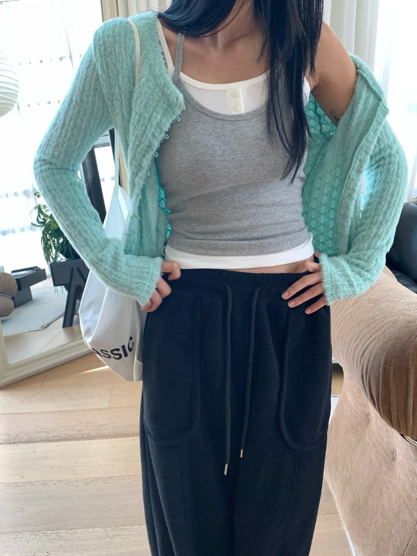 REVE CITE-L東大門直郵女士新品人氣熱賣休閑褲毛圈運動絨REVE CITE-L休閑褲