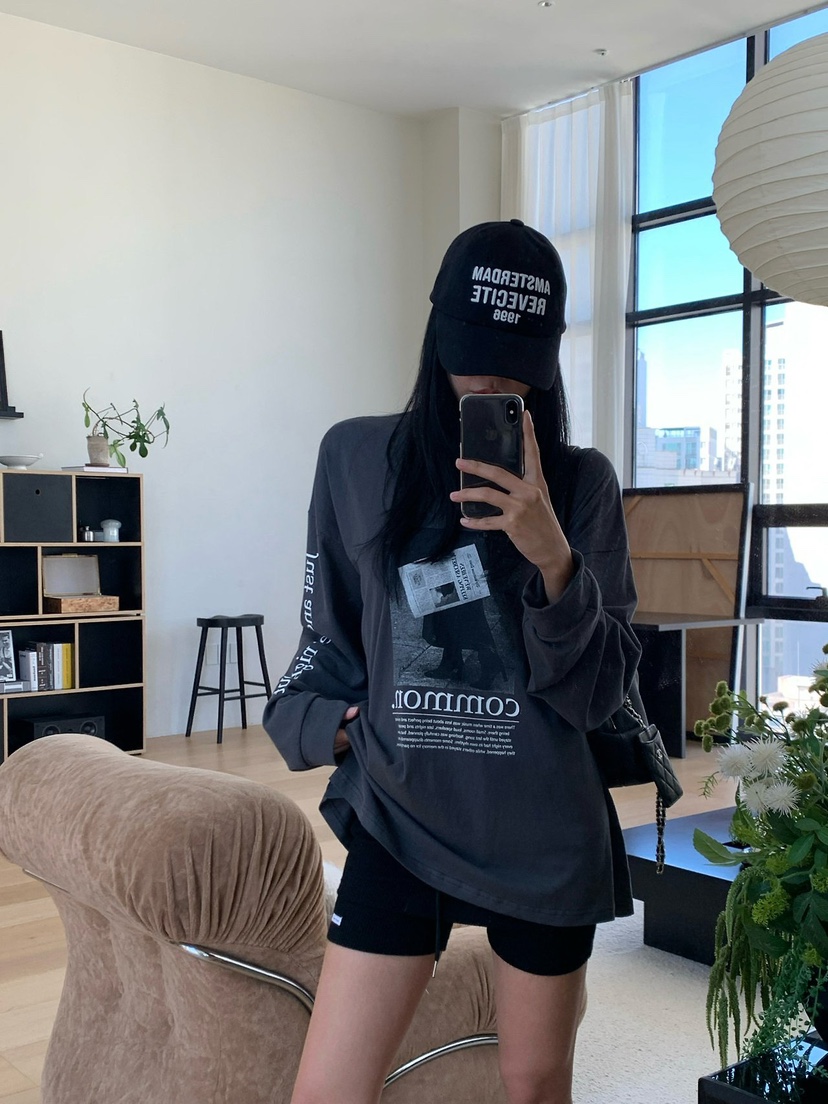 REVE CITE-L東大門直郵女士新品人氣真品時尚休閑長袖T恤REVE CITE-L長袖T恤