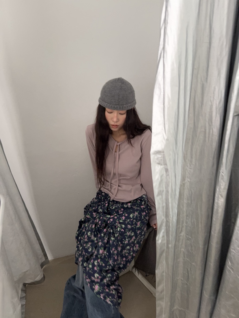 SUNDER MARKET東大門代購女士新款時尚休閑熱賣真品長袖T恤SUNDER MARKET長袖T恤