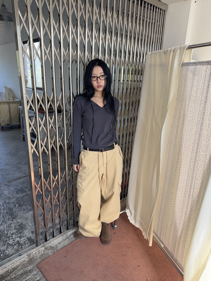 SUNDER MARKET東大門代購女士新款時尚休閑熱賣真品長袖T恤SUNDER MARKET長袖T恤