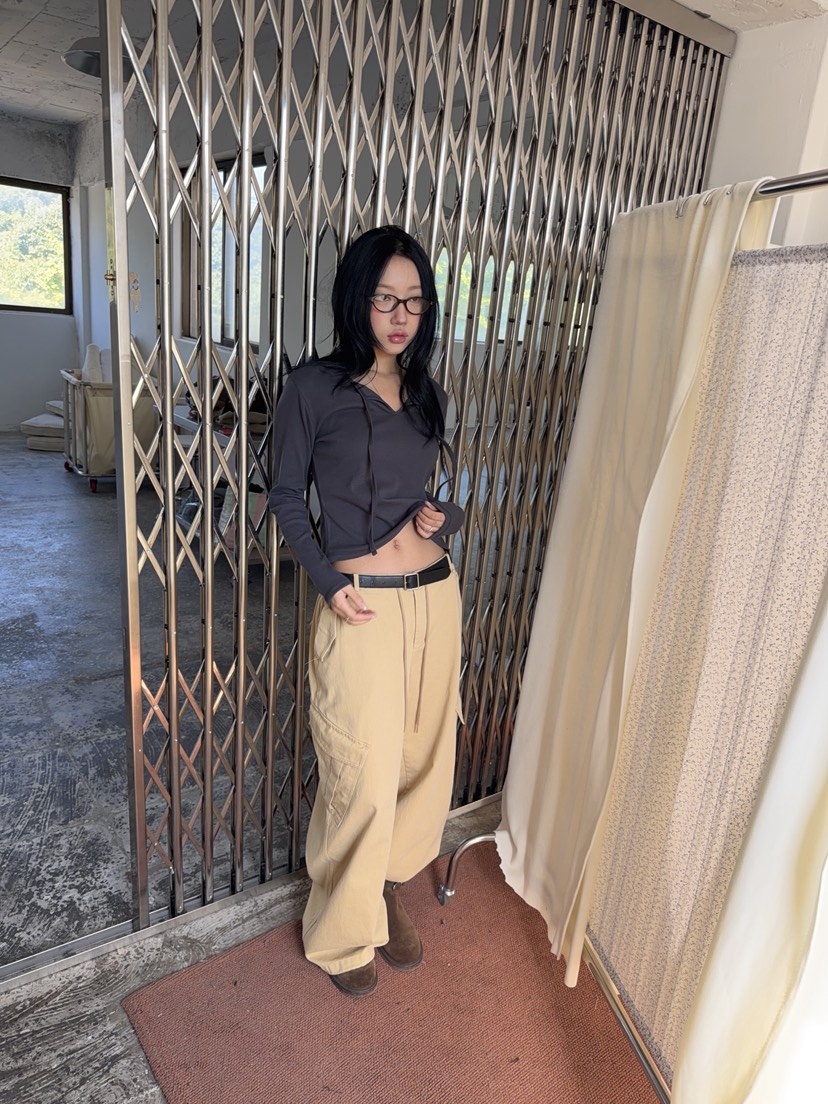 SUNDER MARKET東大門代購女士新款時尚休閑熱賣真品長袖T恤SUNDER MARKET長袖T恤