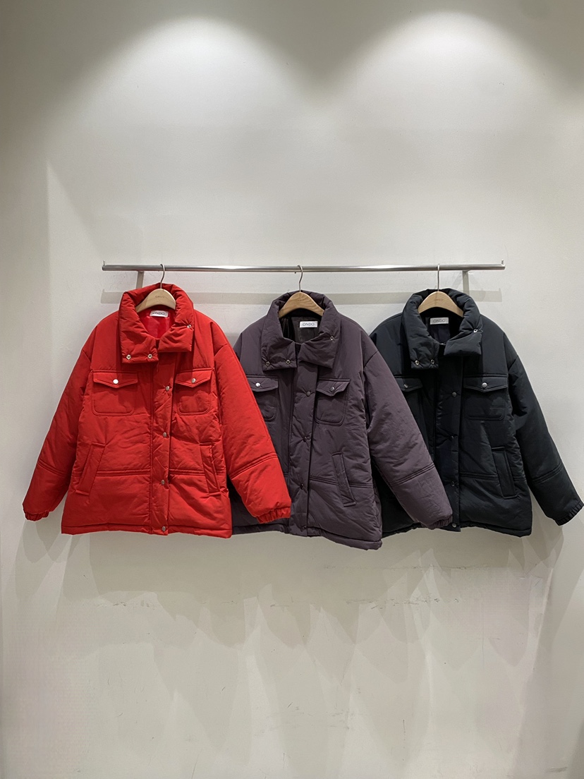 ONDO-P韓國直郵女裝新品人氣熱賣時尚推薦短款棉服羽絨服ONDO-P短款棉服