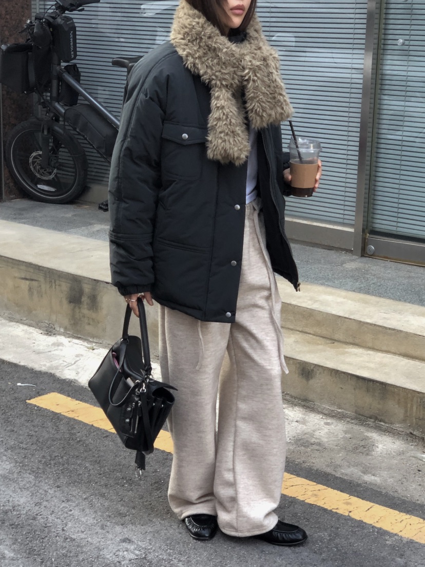 ONDO-P韓國直郵女裝新品人氣熱賣時尚推薦短款棉服羽絨服ONDO-P短款棉服