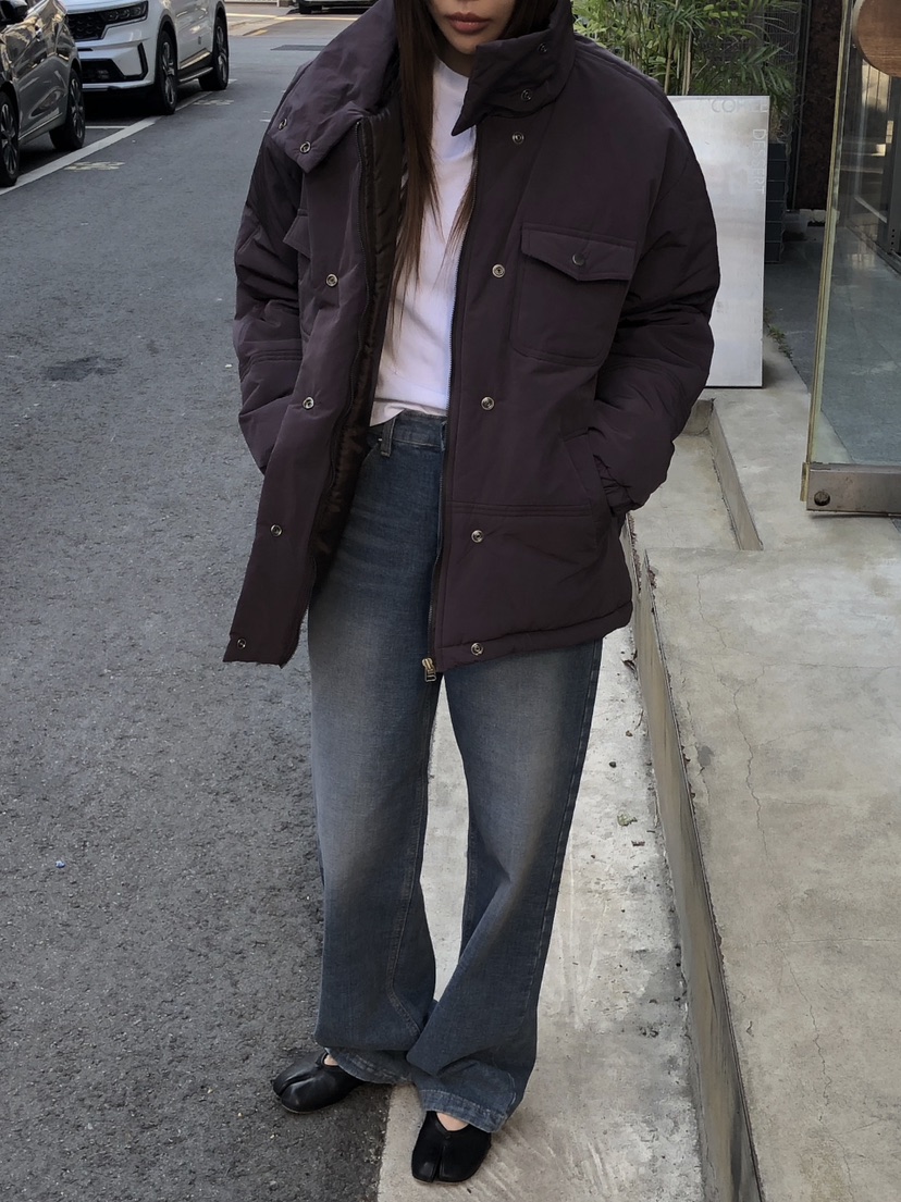 ONDO-P韓國直郵女裝新品人氣熱賣時尚推薦短款棉服羽絨服ONDO-P短款棉服