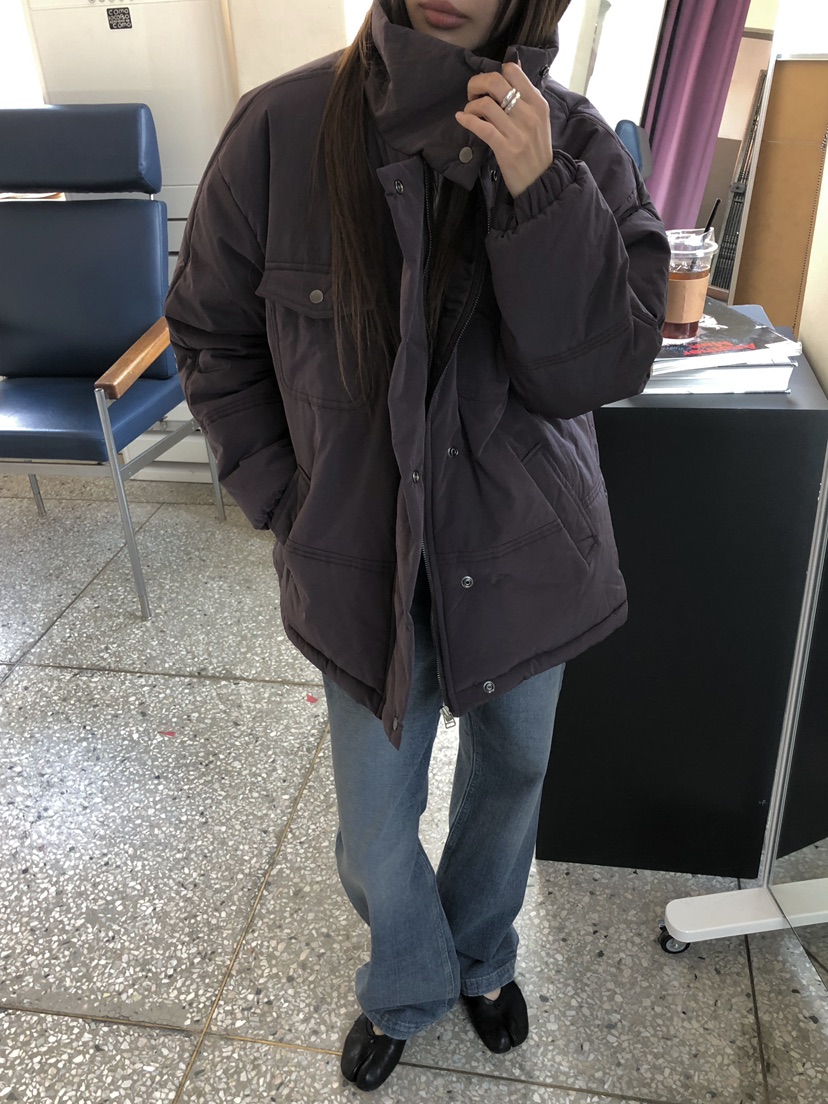 ONDO-P韓國直郵女裝新品人氣熱賣時尚推薦短款棉服羽絨服ONDO-P短款棉服