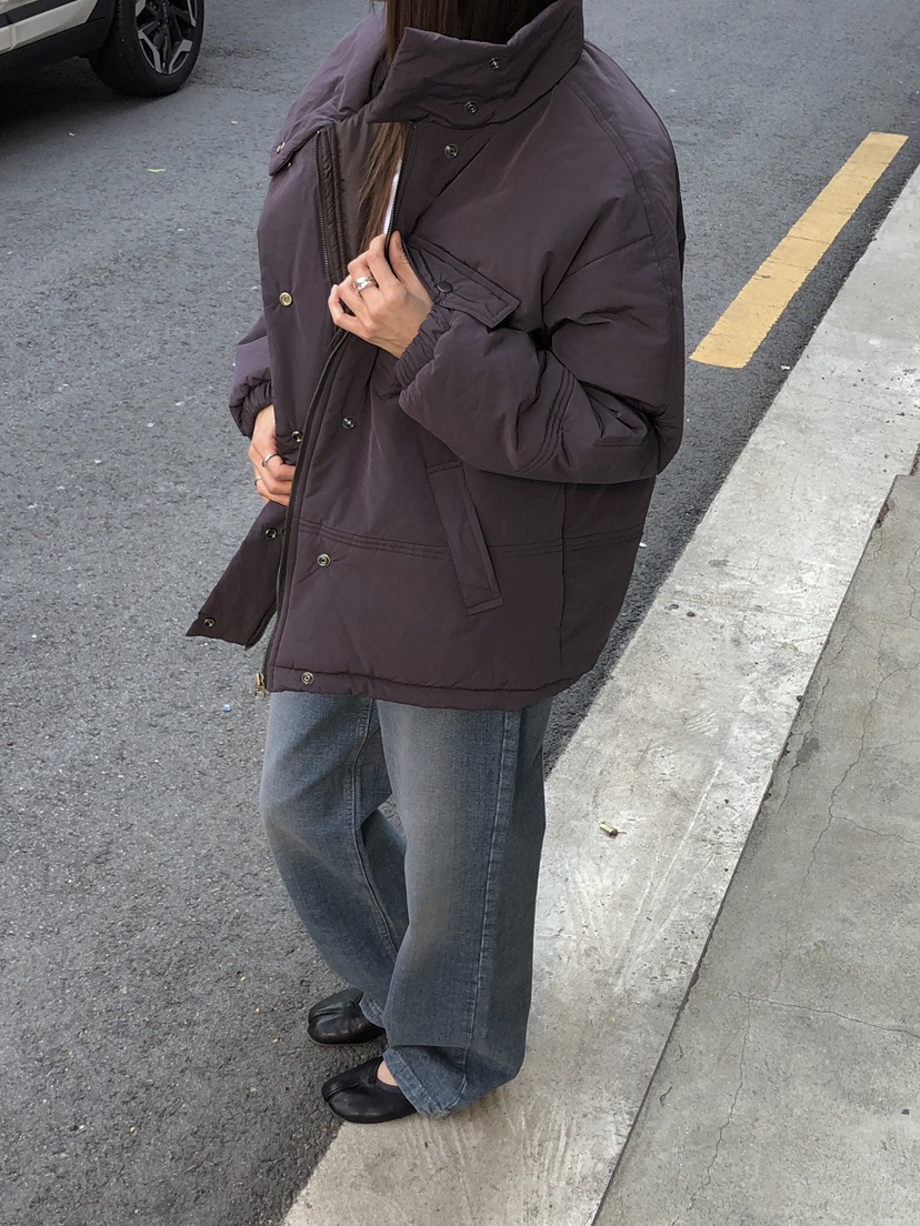 ONDO-P韓國直郵女裝新品人氣熱賣時尚推薦短款棉服羽絨服ONDO-P短款棉服