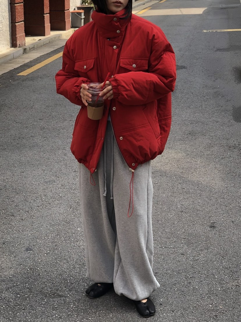 ONDO-P韓國直郵女裝新品人氣熱賣時尚推薦短款棉服羽絨服ONDO-P短款棉服