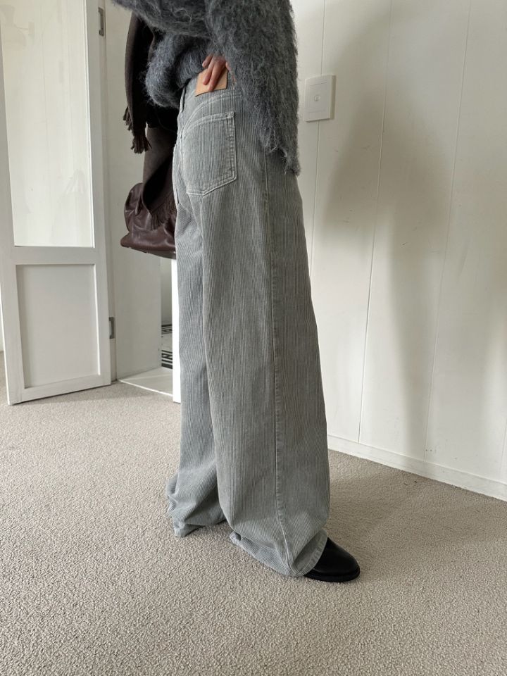 MARE韓國直郵女士新款推薦熱賣休閑時尚休閑褲燈芯絨染色MARE休閑褲