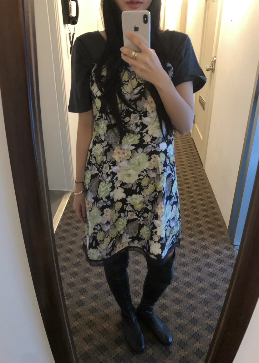 OUPPT東大門代購女士新款真品人氣休閑時尚連衣裙不含內搭OUPPT連衣裙