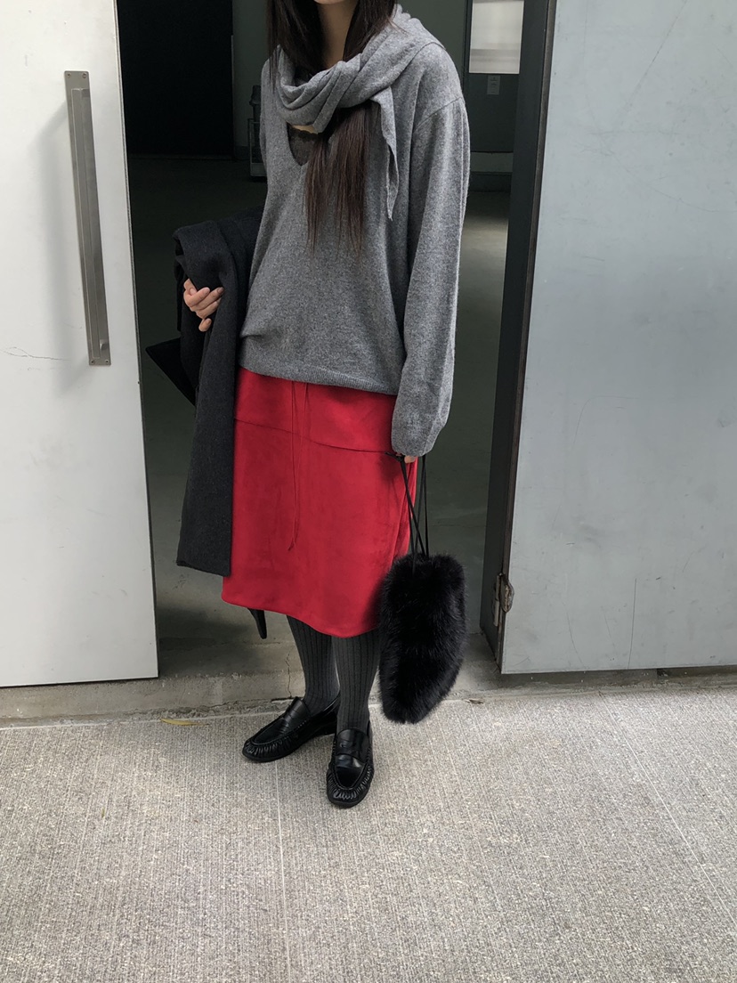 MURMUR韓國代購女裝新品推薦熱賣人氣休閑半身裙中短裙孔眼MURMUR半身裙/中短裙