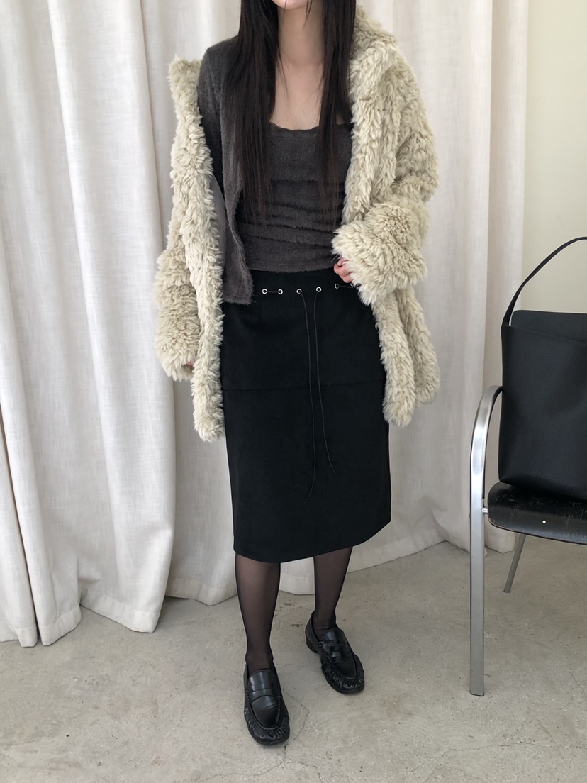 MURMUR韓國代購女裝新品推薦熱賣人氣休閑半身裙中短裙孔眼MURMUR半身裙/中短裙