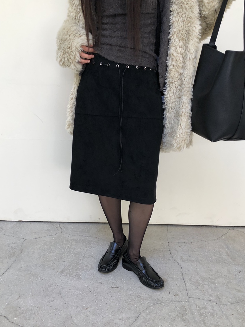 MURMUR韓國代購女裝新品推薦熱賣人氣休閑半身裙中短裙孔眼MURMUR半身裙/中短裙