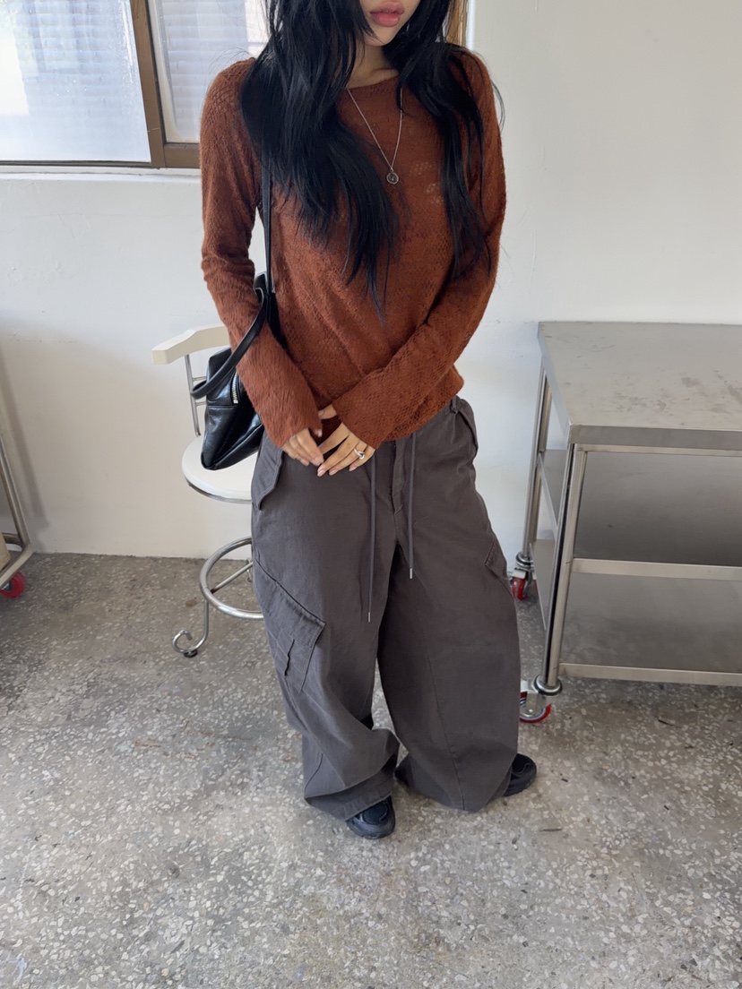SUNDER MARKET韓國代購女裝新品推薦真品熱賣長袖T恤拉絨SUNDER MARKET長袖T恤