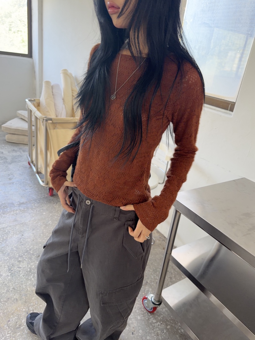 SUNDER MARKET韓國代購女裝新品推薦真品熱賣長袖T恤拉絨SUNDER MARKET長袖T恤