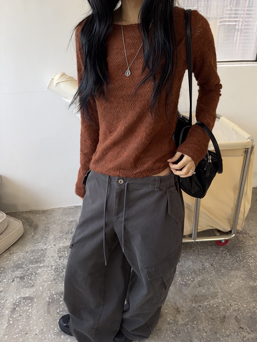 SUNDER MARKET韓國代購女裝新品推薦真品熱賣長袖T恤拉絨SUNDER MARKET長袖T恤
