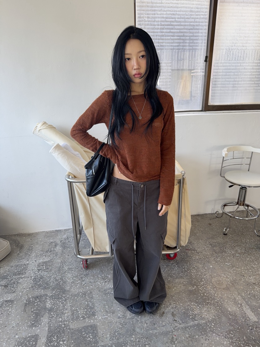 SUNDER MARKET韓國代購女裝新品推薦真品熱賣長袖T恤拉絨SUNDER MARKET長袖T恤