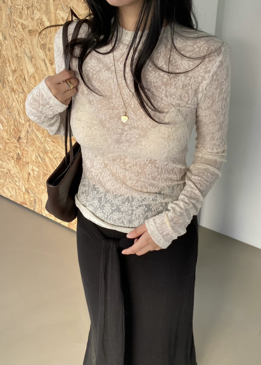 OUPPT韓國直郵女士新品休閑真品推薦熱賣時尚人氣長袖T恤OUPPT長袖T恤