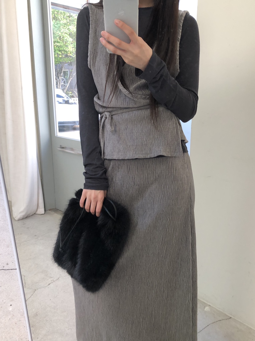 MURMUR東大門實拍女裝新款推薦時尚真品熱賣休閑人氣長裙MURMUR長裙