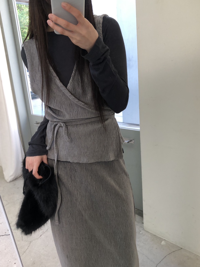 MURMUR東大門實拍女裝新款推薦時尚真品熱賣休閑人氣長裙MURMUR長裙