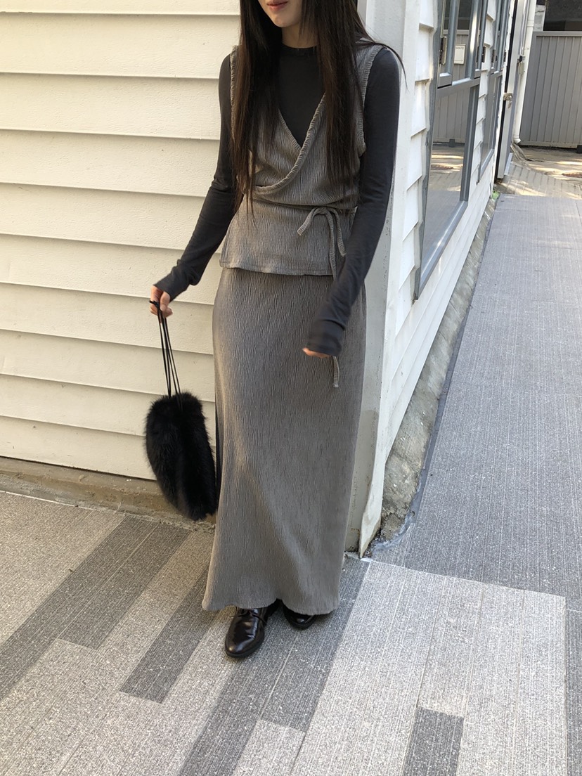MURMUR東大門實拍女裝新款推薦時尚真品熱賣休閑人氣長裙MURMUR長裙