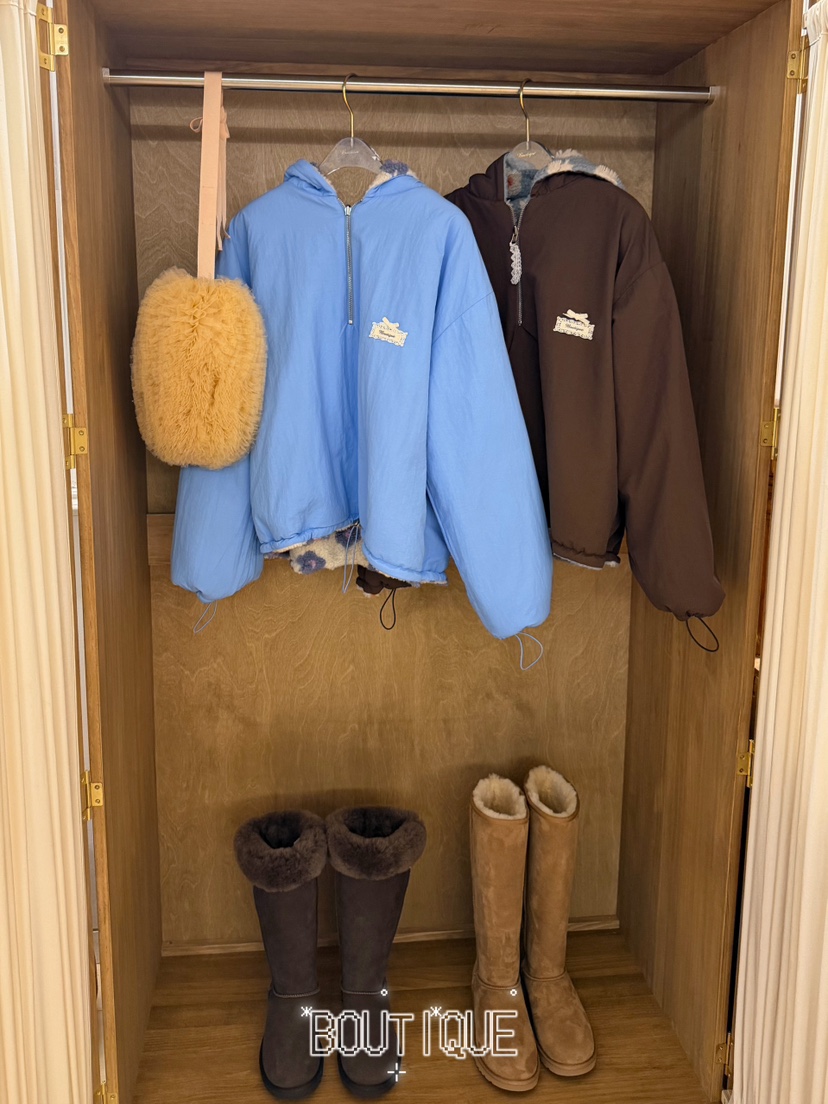 BOUTIQUE-L東大門直郵女裝新款真品推薦熱賣夾克兩面穿雙面BOUTIQUE-L夾克