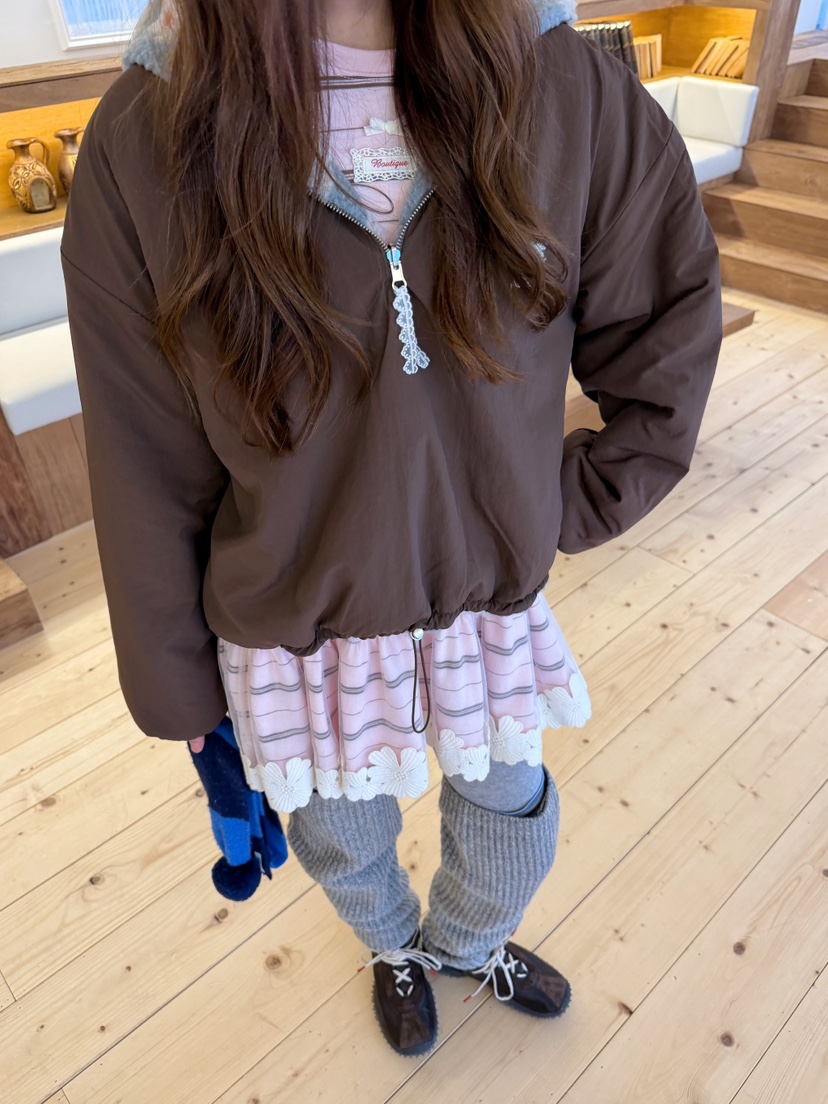BOUTIQUE-L東大門直郵女裝新款真品推薦熱賣夾克兩面穿雙面BOUTIQUE-L夾克
