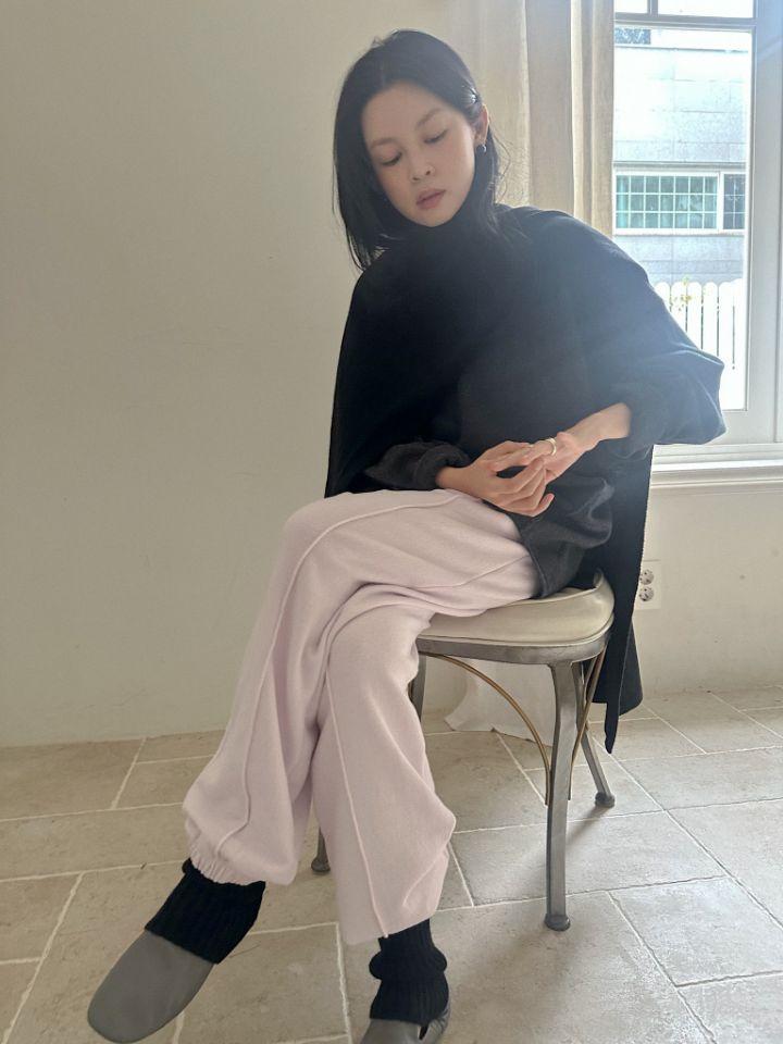 MARE韓國代購女裝新品人氣時尚休閑推薦真品休閑褲柔軟褶裥MARE休閑褲
