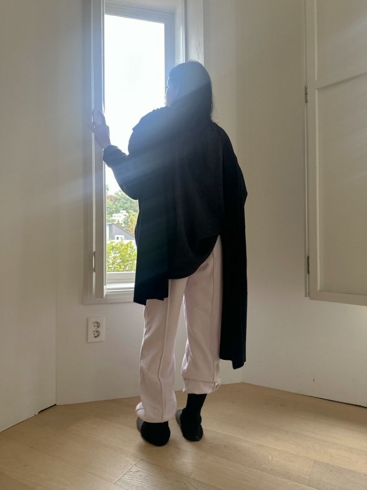 MARE韓國代購女裝新品人氣時尚休閑推薦真品休閑褲柔軟褶裥MARE休閑褲