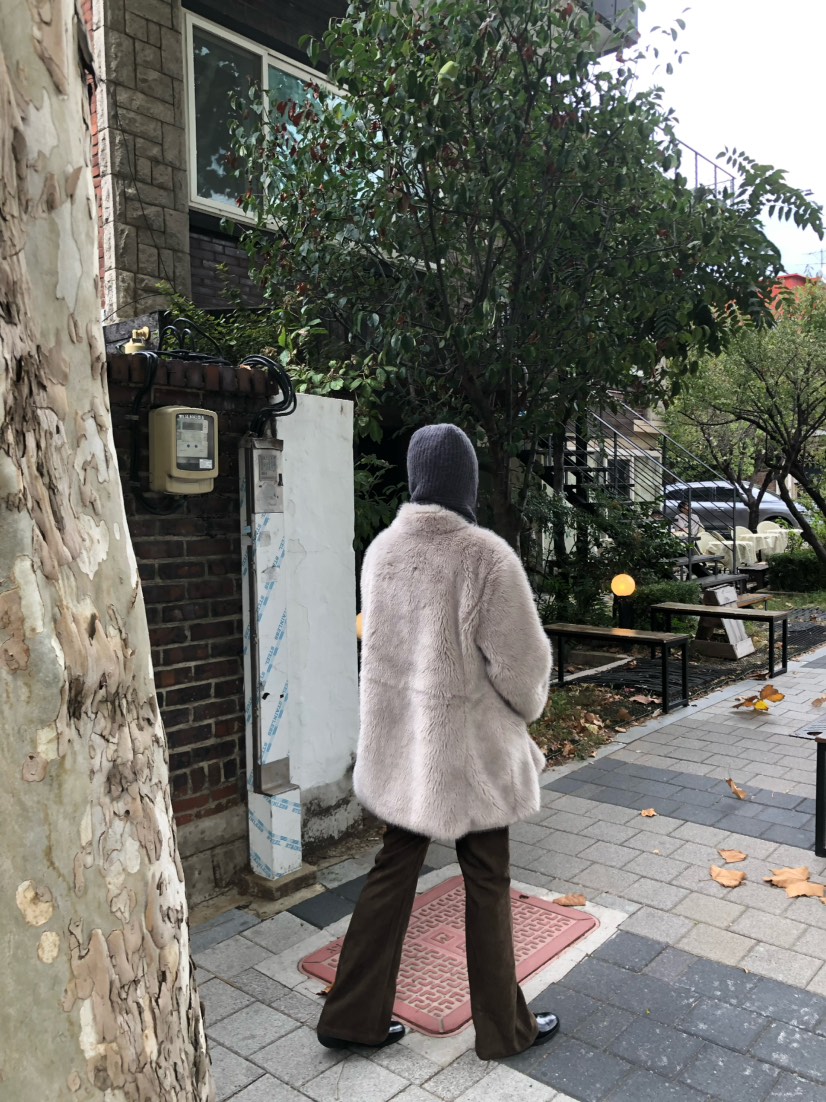 OUPPT韓國直郵女裝新品熱賣推薦真品時尚休閑褲喇叭褲毛絨OUPPT休閑褲