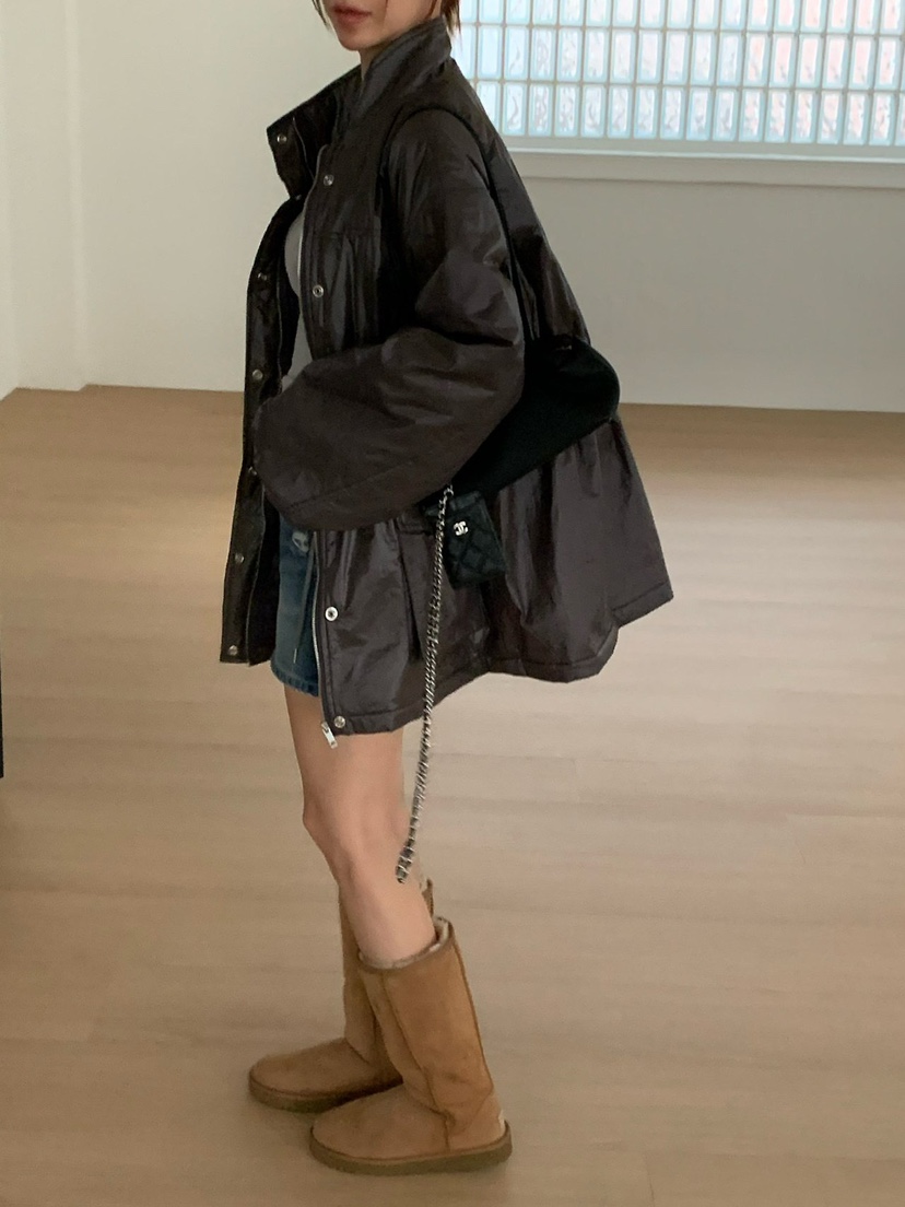 REVE CITE-L東大門直郵女裝新款熱賣休閑時尚真品短款棉服REVE CITE-L短款棉服