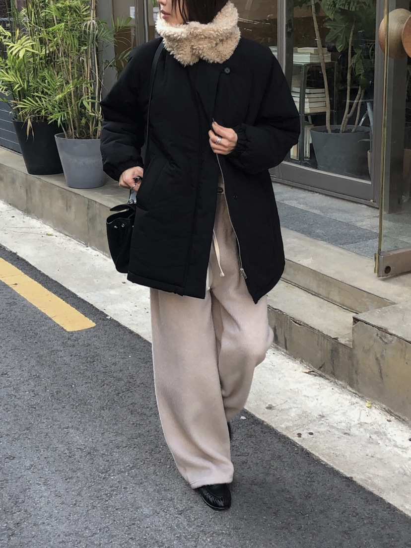 ONDO-P韓國直郵女士新品熱賣真品休閑人氣休閑褲羊駝毛加絨ONDO-P休閑褲