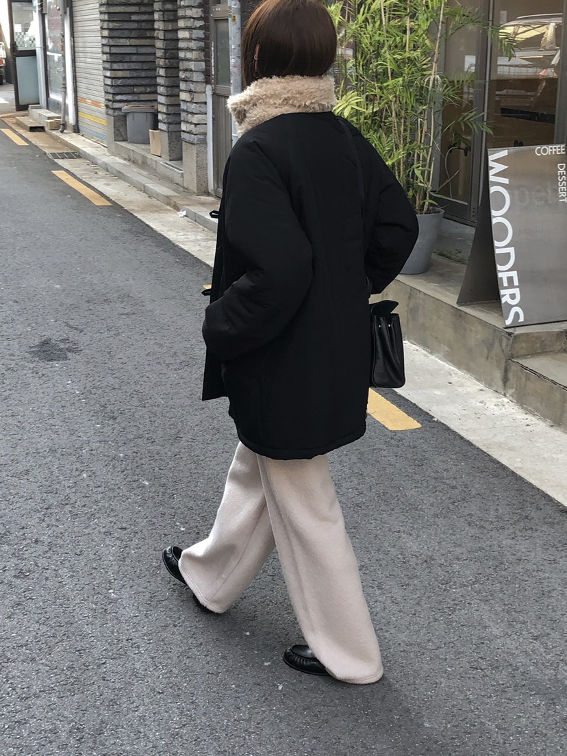 ONDO-P韓國直郵女士新品熱賣真品休閑人氣休閑褲羊駝毛加絨ONDO-P休閑褲