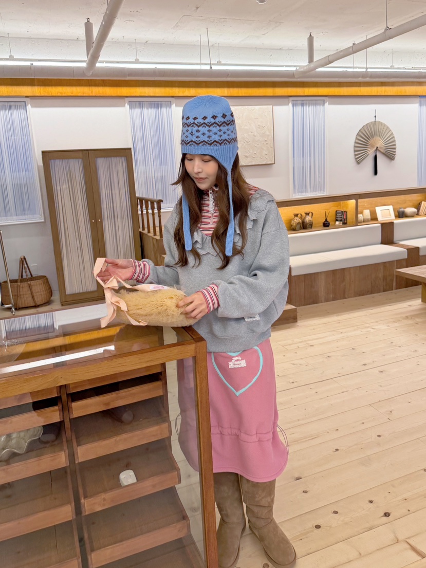BOUTIQUE-L東大門實拍女裝新款人氣真品熱賣休閑衛衣條紋BOUTIQUE-L衛衣