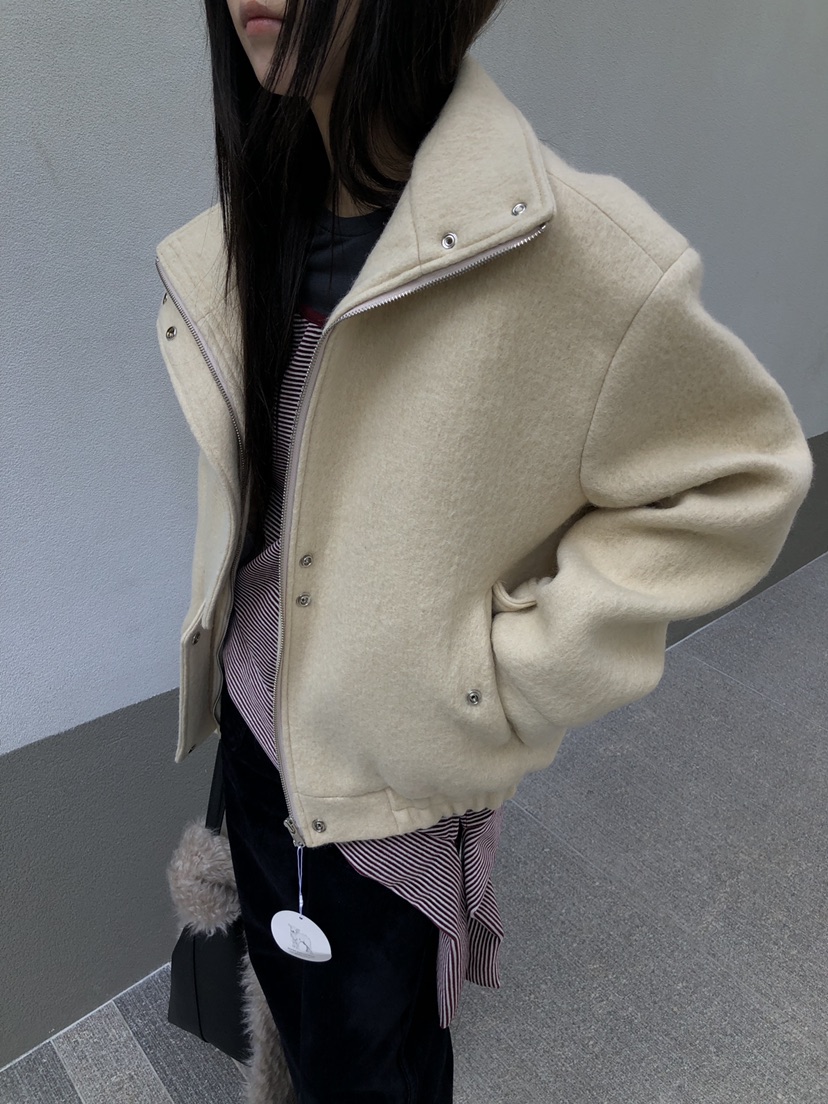 MURMUR東大門代購女裝新品休閑推薦熱賣時尚短款大衣雙層MURMUR短款大衣