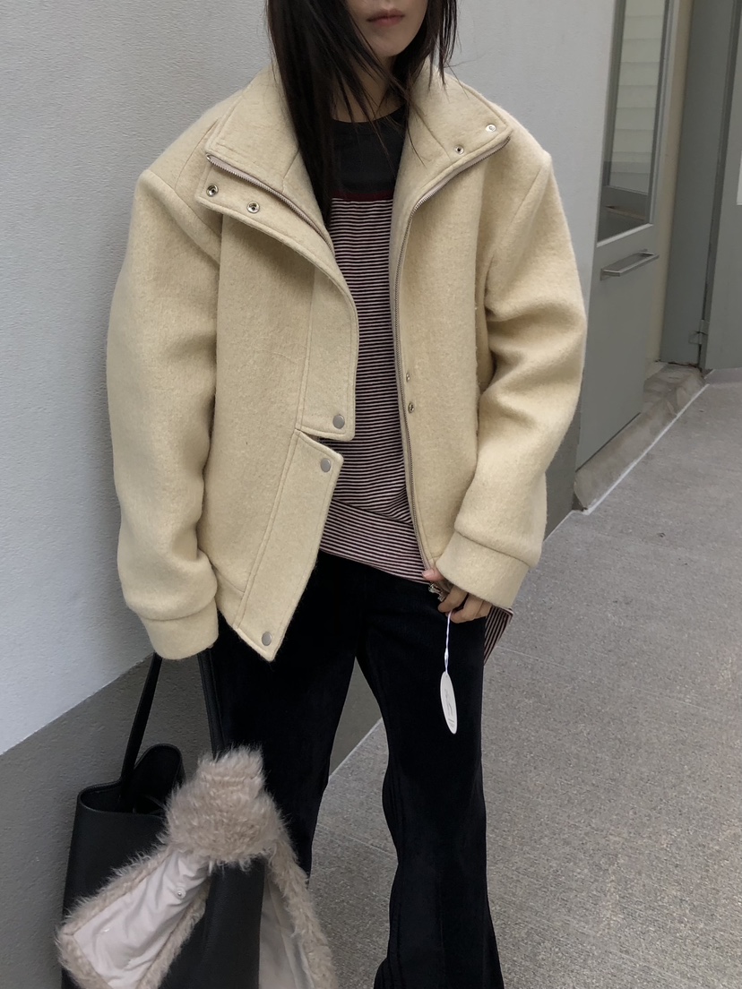 MURMUR東大門代購女裝新品休閑推薦熱賣時尚短款大衣雙層MURMUR短款大衣