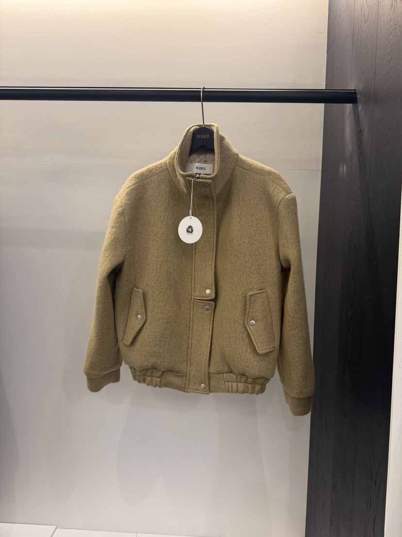 MURMUR東大門代購女裝新品休閑推薦熱賣時尚短款大衣雙層MURMUR短款大衣圖色2