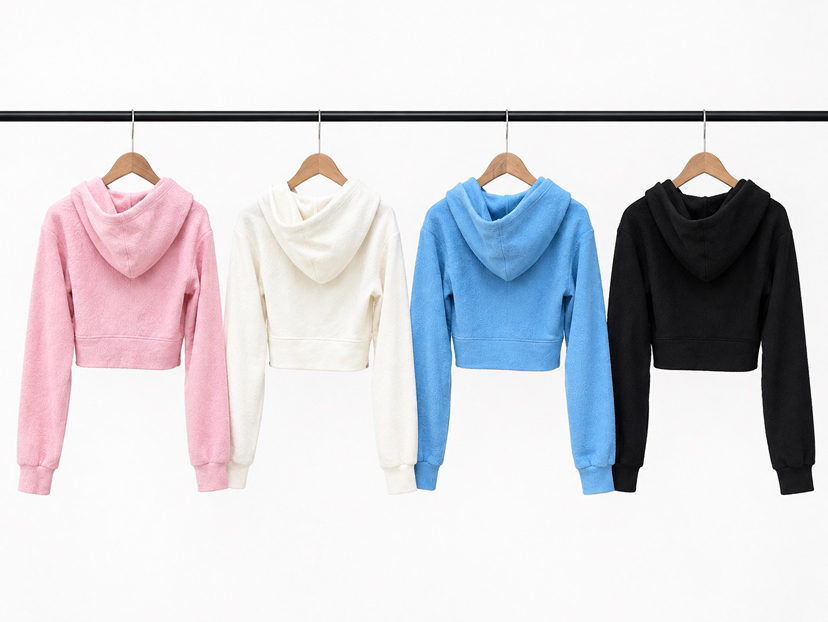 2TWO MOON東大門實拍女裝新品休閑真品熱賣開衫拉鏈連帽衫2TWO MOON開衫