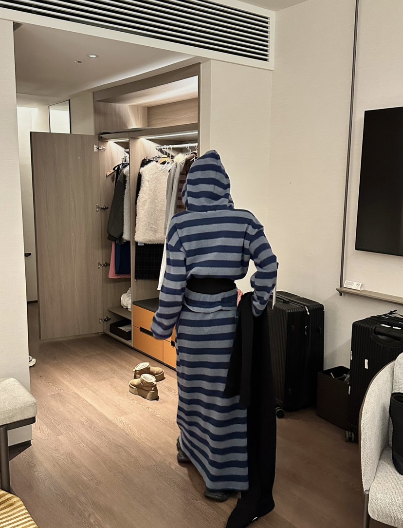 ZEROZERO韓國直郵女裝新品推薦真品休閑人氣熱賣長裙條紋ZEROZERO長裙