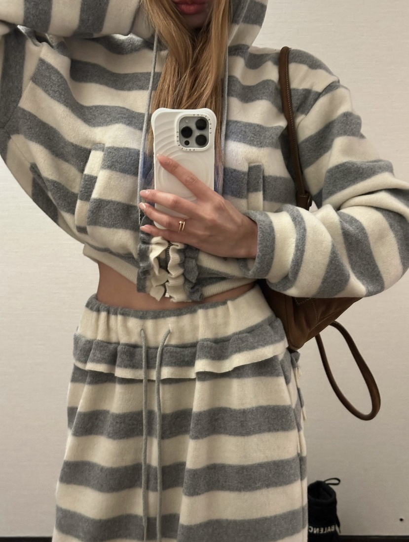 ZEROZERO韓國直郵女裝新品推薦真品休閑人氣熱賣長裙條紋ZEROZERO長裙