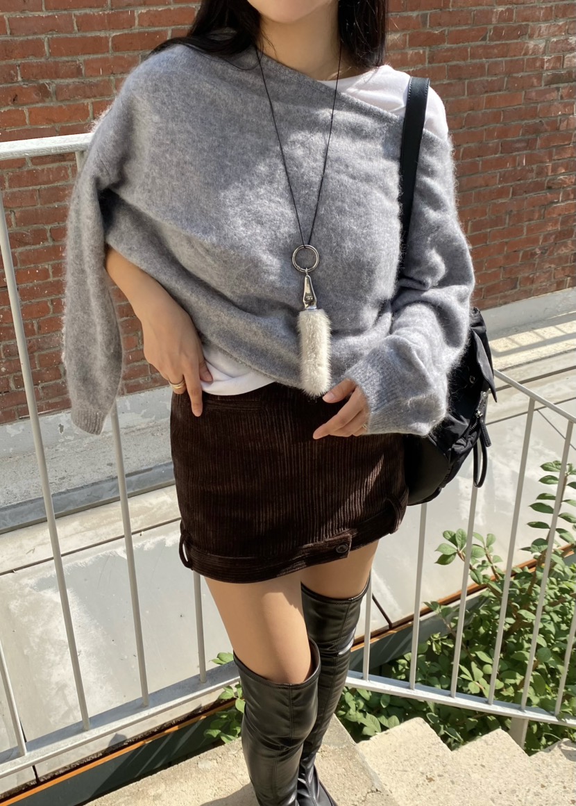 OUPPT東大門直郵女裝新品真品熱賣休閑人氣推薦時尚短裙羅紋OUPPT短裙