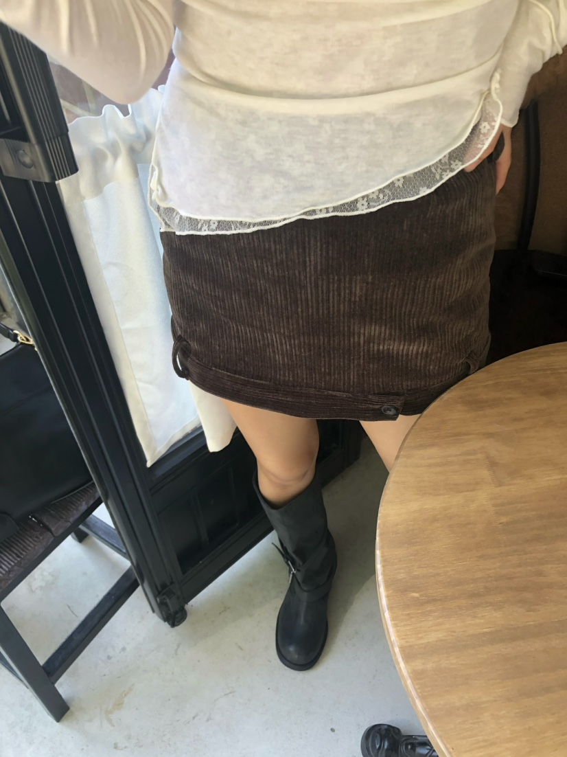 OUPPT東大門直郵女裝新品真品熱賣休閑人氣推薦時尚短裙羅紋OUPPT短裙
