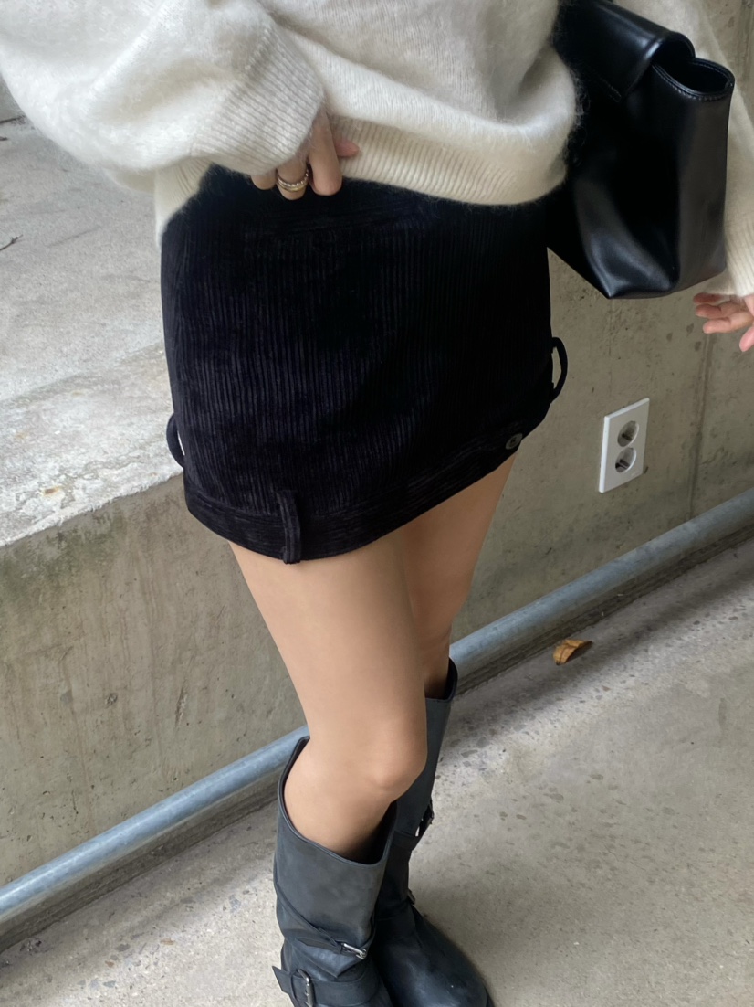 OUPPT東大門直郵女裝新品真品熱賣休閑人氣推薦時尚短裙羅紋OUPPT短裙