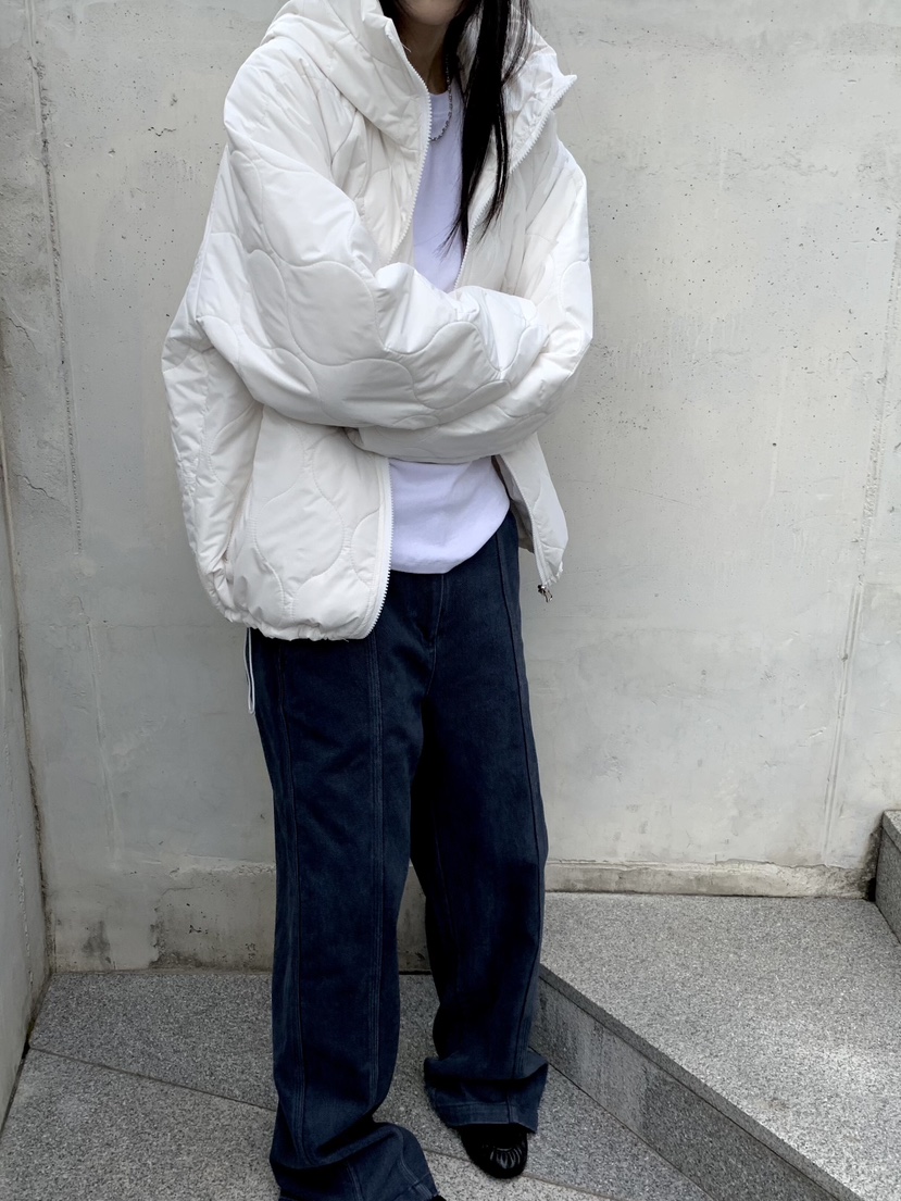 MUYBIEN東大門實拍女士新品休閑推薦短款棉服兩面穿雙面纖維MUYBIEN短款棉服