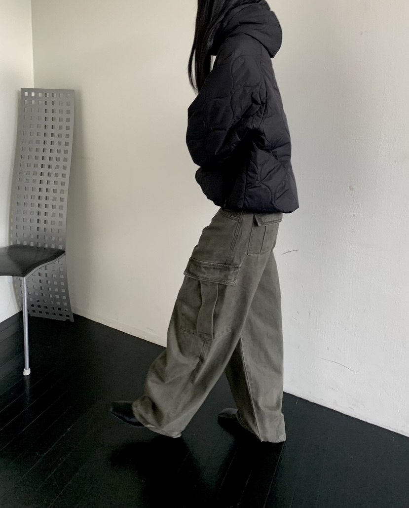 MUYBIEN東大門實拍女士新品休閑推薦短款棉服兩面穿雙面纖維MUYBIEN短款棉服