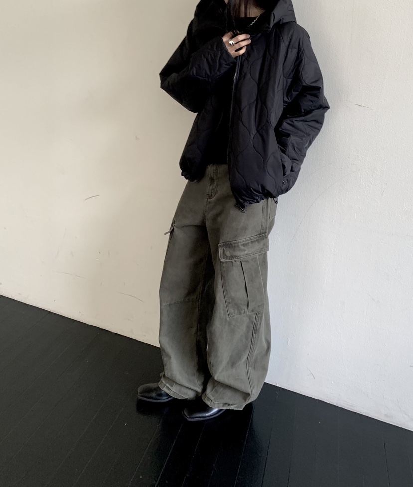MUYBIEN東大門實拍女士新品休閑推薦短款棉服兩面穿雙面纖維MUYBIEN短款棉服