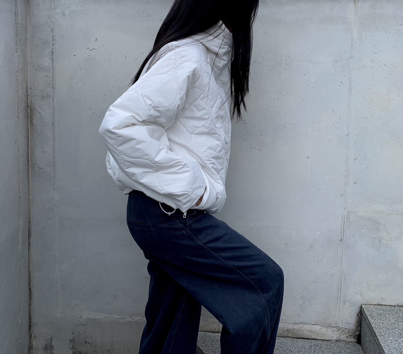 MUYBIEN東大門實拍女士新品休閑推薦短款棉服兩面穿雙面纖維MUYBIEN短款棉服