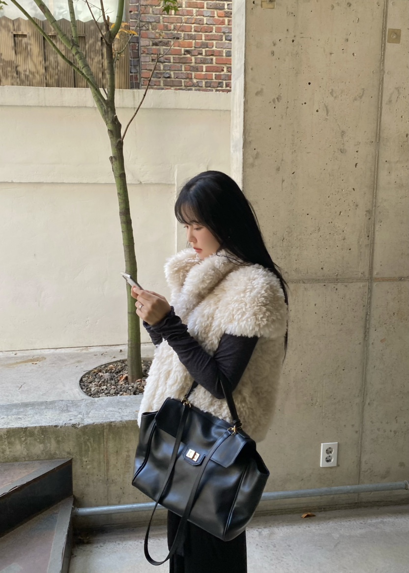 OUPPT東大門代購女士新款休閑時尚真品短款大衣不含內搭皮草OUPPT短款大衣